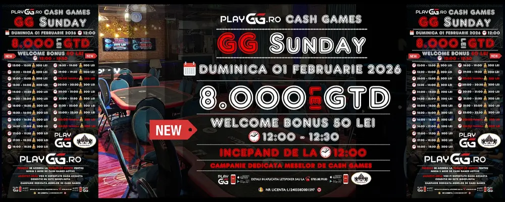 PlayGG Poker Room Bucharest