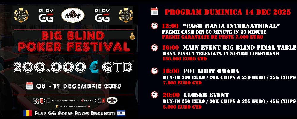 PlayGG Poker Room Bucharest